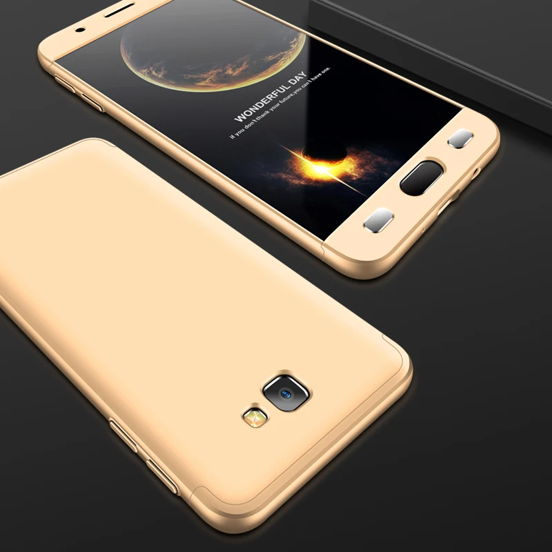 2018 hot sell 360 cover Removable 3in1 Hard PC Shield Back Cover Case for Samsung Galaxy J7 Prime phone cases