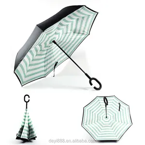 Quite cheap automatic umbrella factory price inverted reverse umbrella