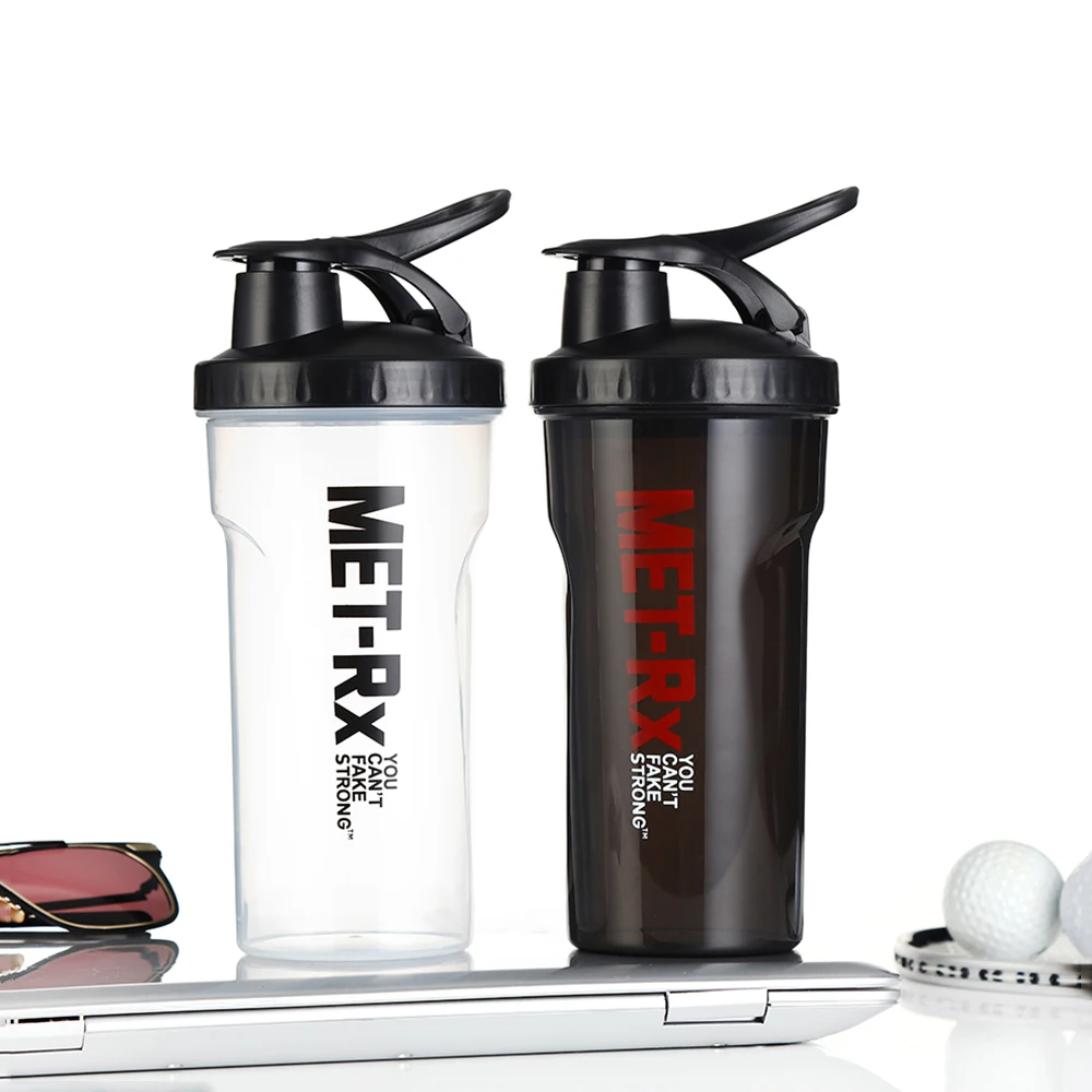 

Classic 700ml Protein Shaker Bottle for GYM, Transparent/black