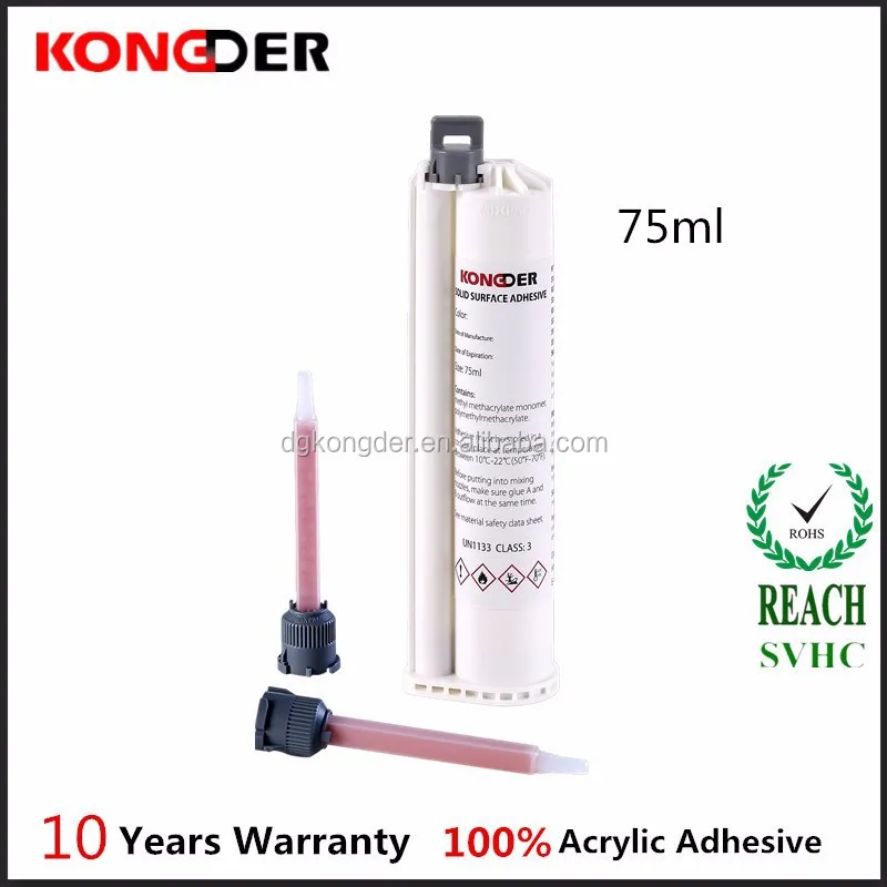 75ml Solid Surface Adhesive For Corian Adhesive With Gun View
