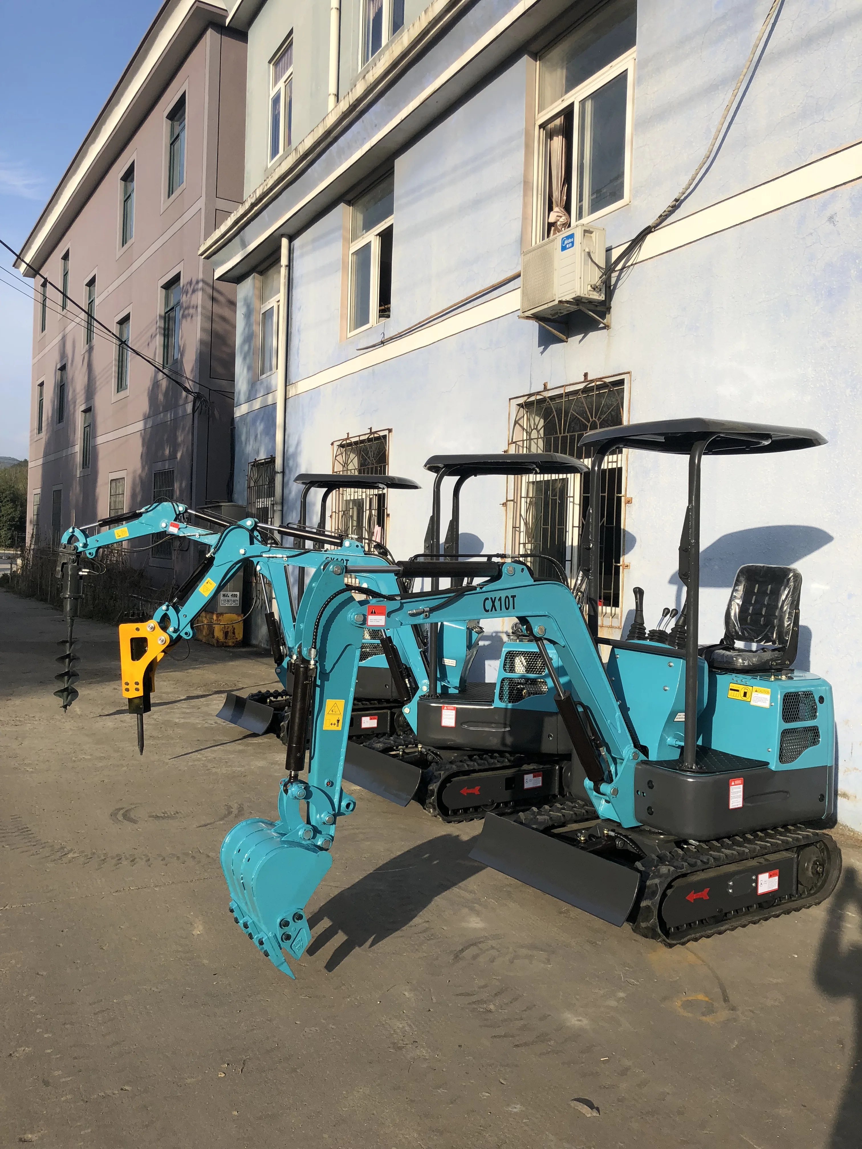 High quality CX1.0T ODM/OEM crawler full hydraulic mini excavator factory with backhoe