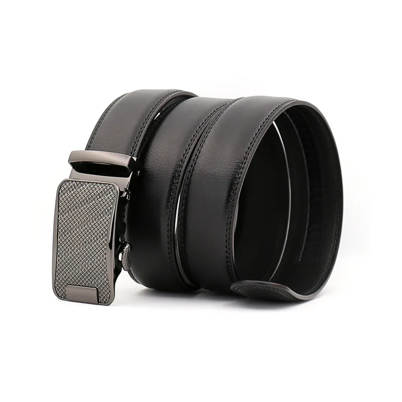 
Custom Business Top Grain Genuine Leather Automatic Men Genuine Leather Belt 
