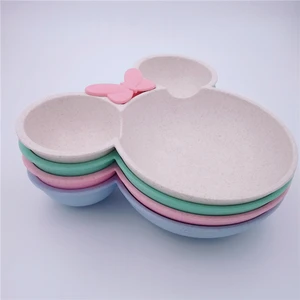 Image of bamboo fiber high quality food grade plate