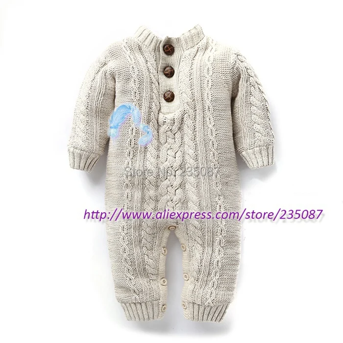 newborn knit overalls