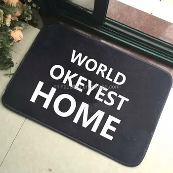 World S Okeyest Home Hilarious Humor Door Mats Fun Buy Humor