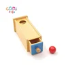 Top Quality Teaching Aids Kids Learning New Materials Wooden Educational Montessori Toy Object Permanence Box with Drawer