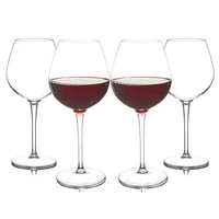 

METIS wholesale tritan wine glasses Round Shape plastic wine glasses