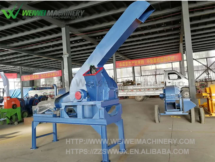 Weiwei Forestry Machine Wood Chipper Without Engine With Winch 16