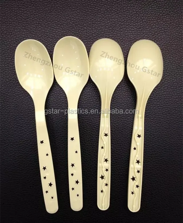 Restaurant Disposable Plastic Small Spoons/ice Cream Ps Spoons/sundae