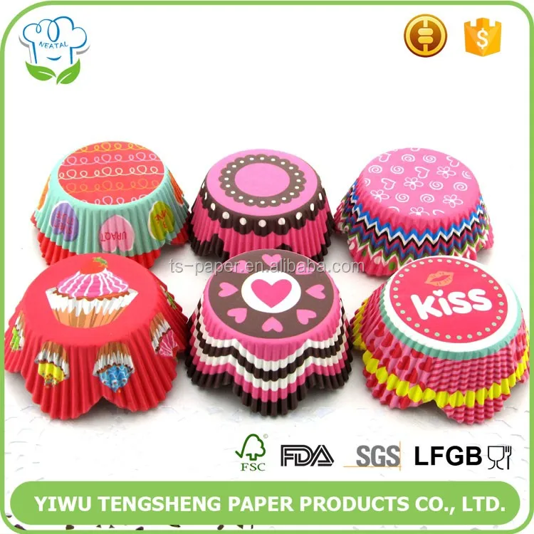 

high quality Colored Polka Dots cupcake Liner, baking paper cups for cakes