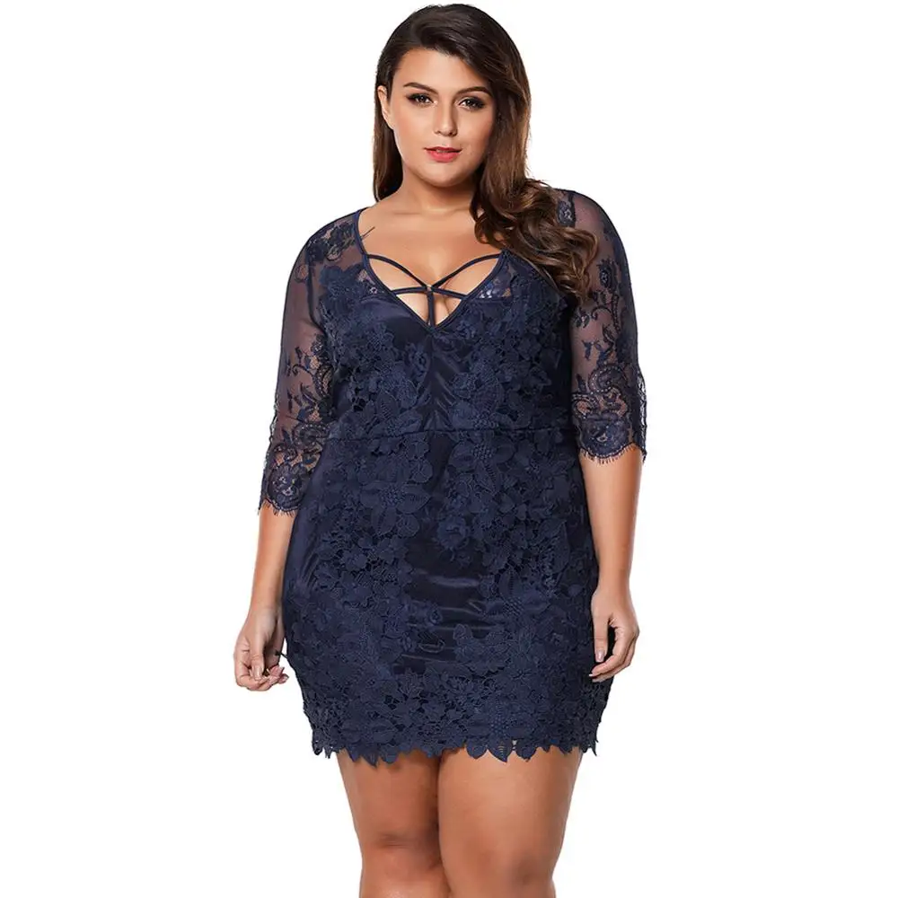 

illusion neckline embroidery lace dress hollow out lace dress short sleeve embroidery lace dress