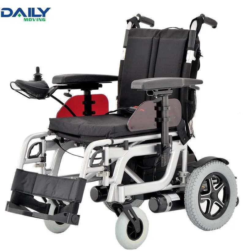 Light Luxury Foldable Big Wheel Commode Electric Motorised Hospital