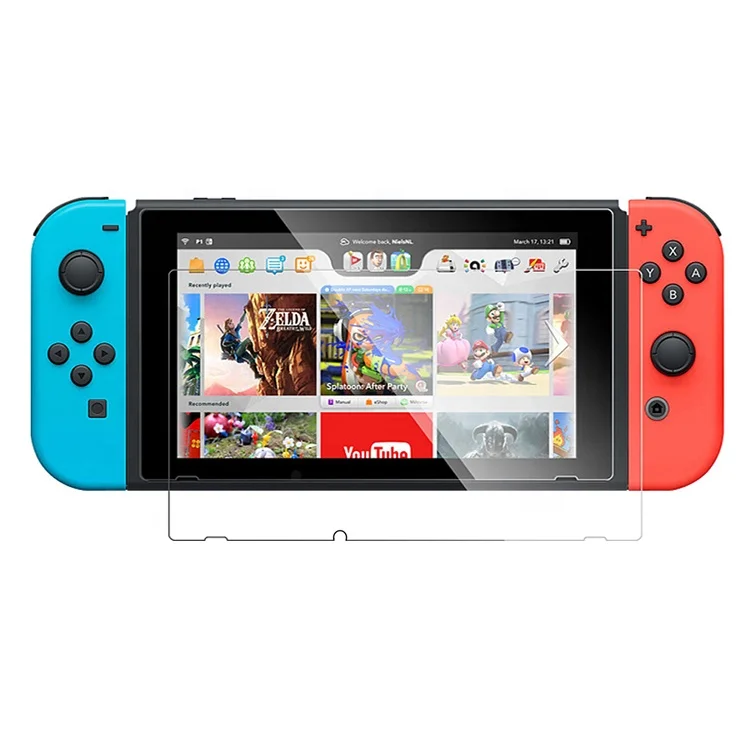 

0.33mm 2.5D 9H Hardness for Nintendo Switch Transparent Tempered Glass Screen Protector