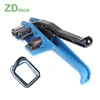 Manual webbing strapping tool
