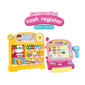 pretend play supermarket checkout