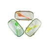 850ML middle rectangle 2 inner tray plastic lunch box for office and kids