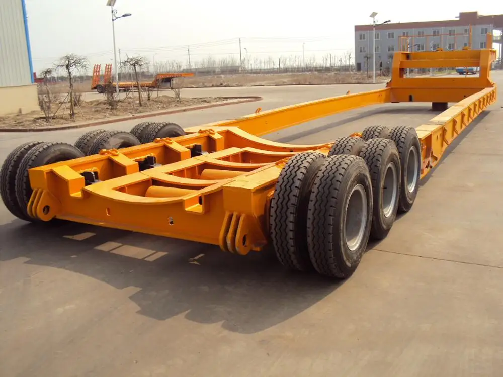 250吨自走式液压用模块化拖车低床半挂车模块化卡车半挂车用于大梁