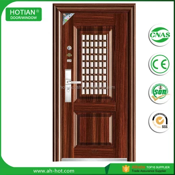 Ce Elegant Modern Style Main Gate Designs Metal Grill Door Design