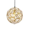 Fancy Globular Stainless Steel Craft Hollowed E27 Decorative Chandelier Pendant Lighting For Hotel