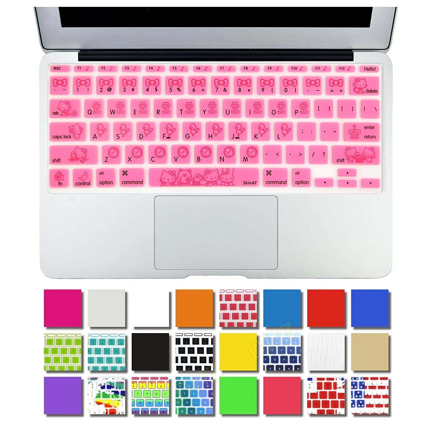 Macbook Keyboard Cover Silicone Skin for MacBook Air 11.6/" Models:A1370/&A1465