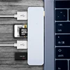 New Arrival 5 In 1 USB C Hub Adapter USB Hub 3.0 Type C Hub with 3 ports USB 3.0 SD/TF for MacBook Pro