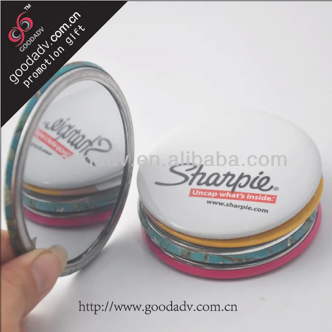 New Designed Wholesale Mini Decorative Pocket Mirrors / Cheap Pocket