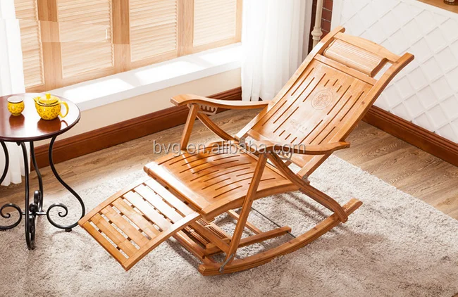 
Traditional Bamboo Rocking Cheap Design Relax Economic Price Folding Chairs 