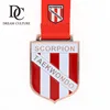 Bronze color plating shield shaped metal medal crafts for Taekwondo