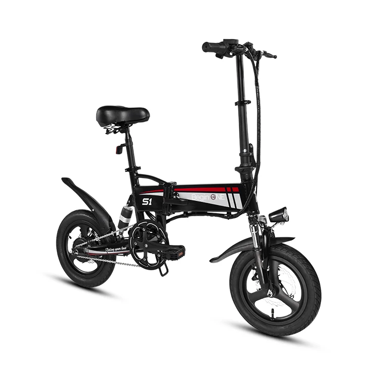 2019 Electric Bike Folding E Bike 14 Inch Foldable Black Mini E - Bike 2019 Electric Bike Folding E Bike 14 Inch Foldable Black Mini E - Bike