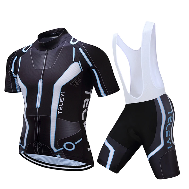 

TELEYI Bike Clothing Short Sleeve Summer Sport wear Mountain Bike Clothing Custom Men Ciclismo Maillot, Any colors