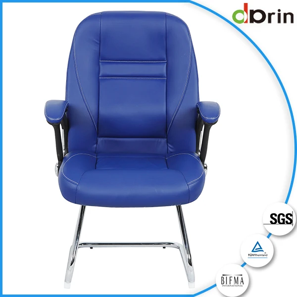High End Best Executive Conference Room Blue Office Chair Without