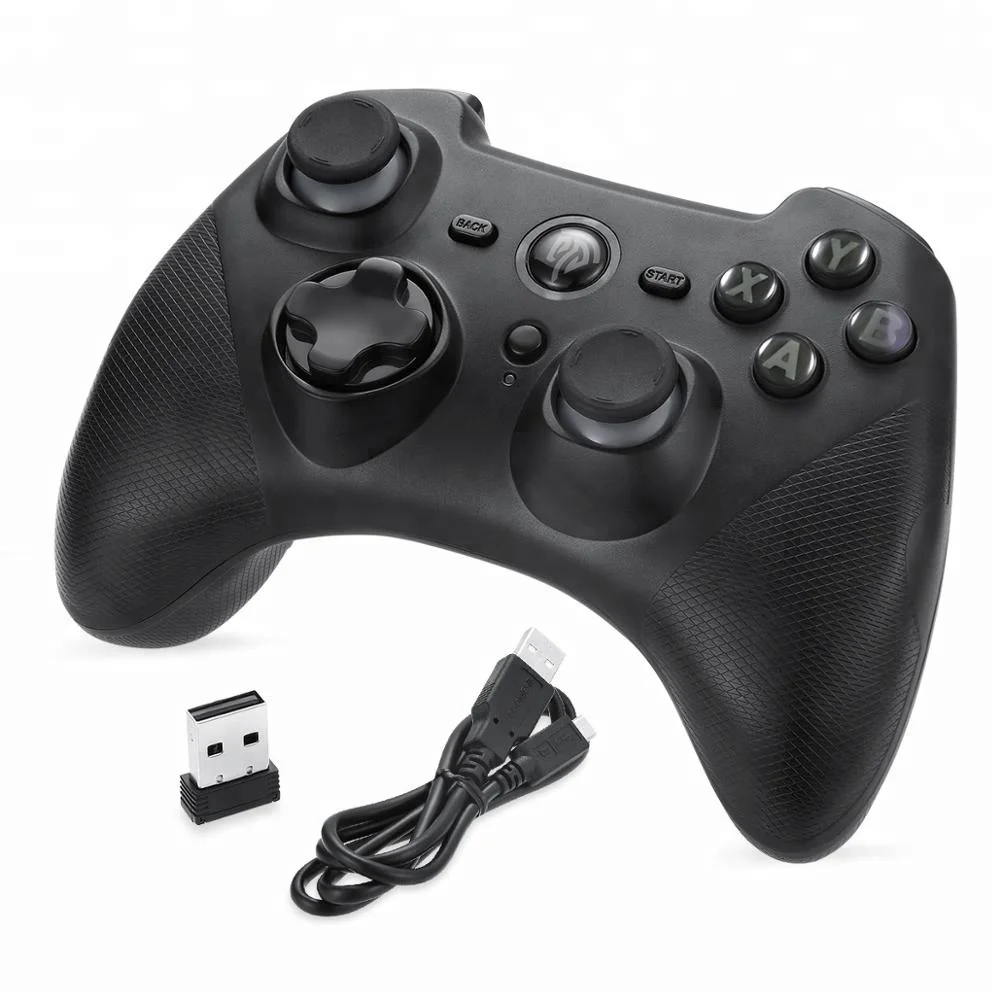 

100% EasySMX brand ESM-9101 2.4G Wireless game controller, Black