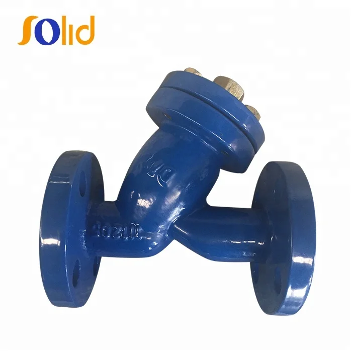 ANSI Class125 and 150 Ductilr Iron Double Flange Connection Type Y-Type Y Strainer
