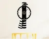 ZY818 Play Football Decorative Boy Wall Sticker Clock/DIY Designer Artistic Wall Hanging Clocks Mechanism /ZooYoo 2013 New