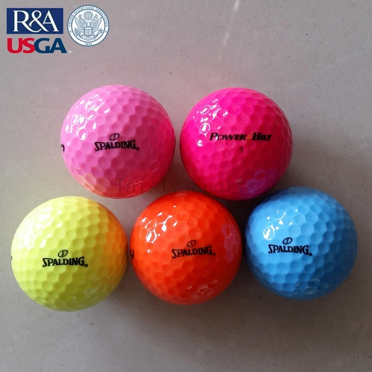 
Colorful kids golf ball super soft 2 piece junior tour balls 