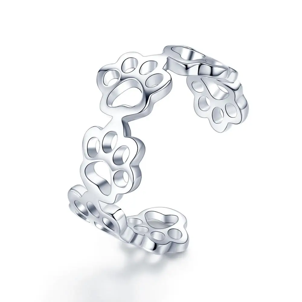 

S925 silver new fashion Korean pets style open ring