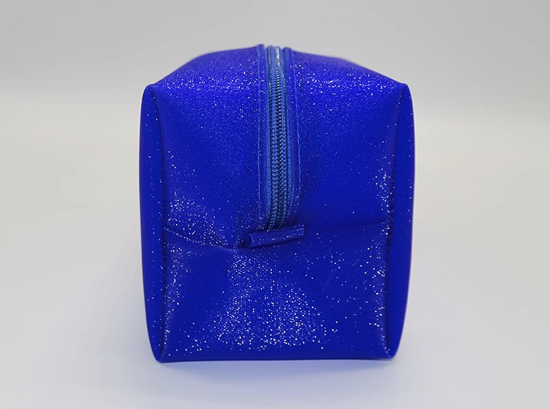 blue shiny cosmetic bag5.JPG