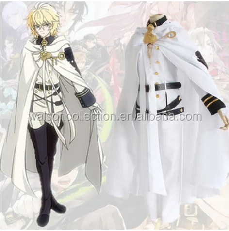 

men The end of the blazing angel night of the night of the Mikhail cosplay costume anime vampire army halloween costume, As show