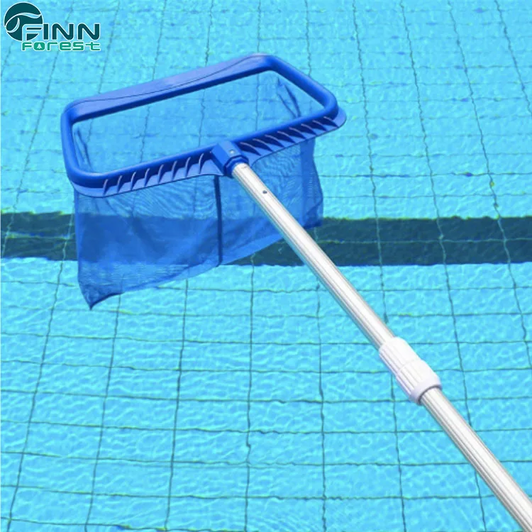 

Inground Swimming Pool Cleaning Equipment Hand Skimmer And Leaf Pool Cleaner, Blue