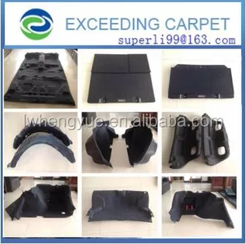 Auto Interior Non Woven Moulding Polyester Felt For Car Floor,Hubcap ...