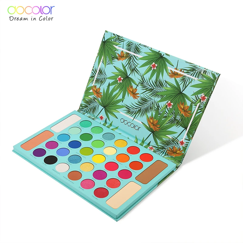 Docolor Y3407 high pigmented custom private label eyeshadow palette