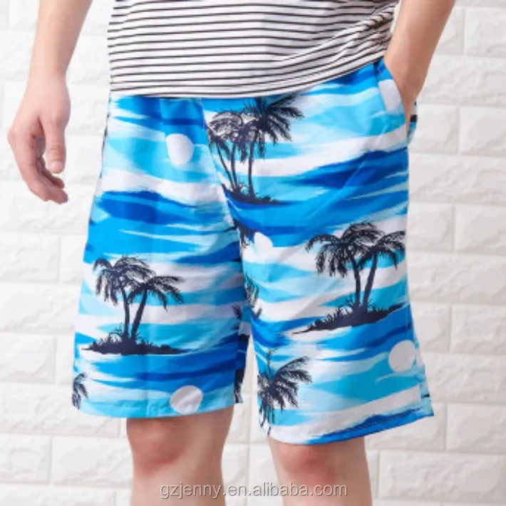 

4 Side Strech Quick Dry Polyester Sublimation Men Beach Wear Swim Shorts, N/a