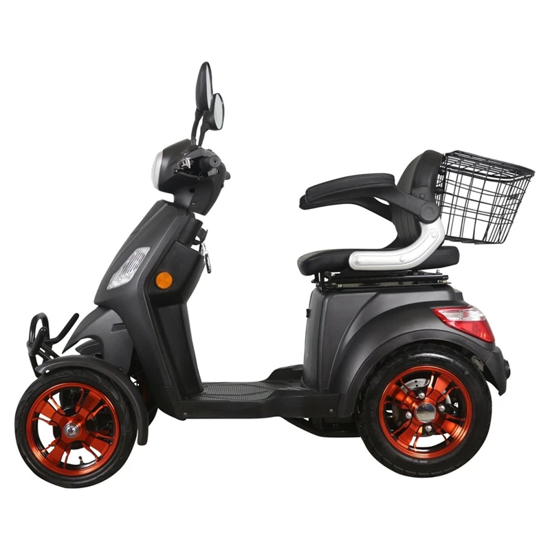 
4 wheel mobility electric handicapped scooter with chair for disabled 
