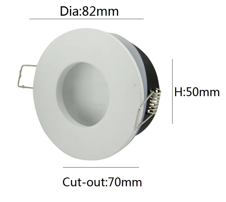 Bathroom Downlight Trims Round Recessed Ceiling Light Fixtures Gu10