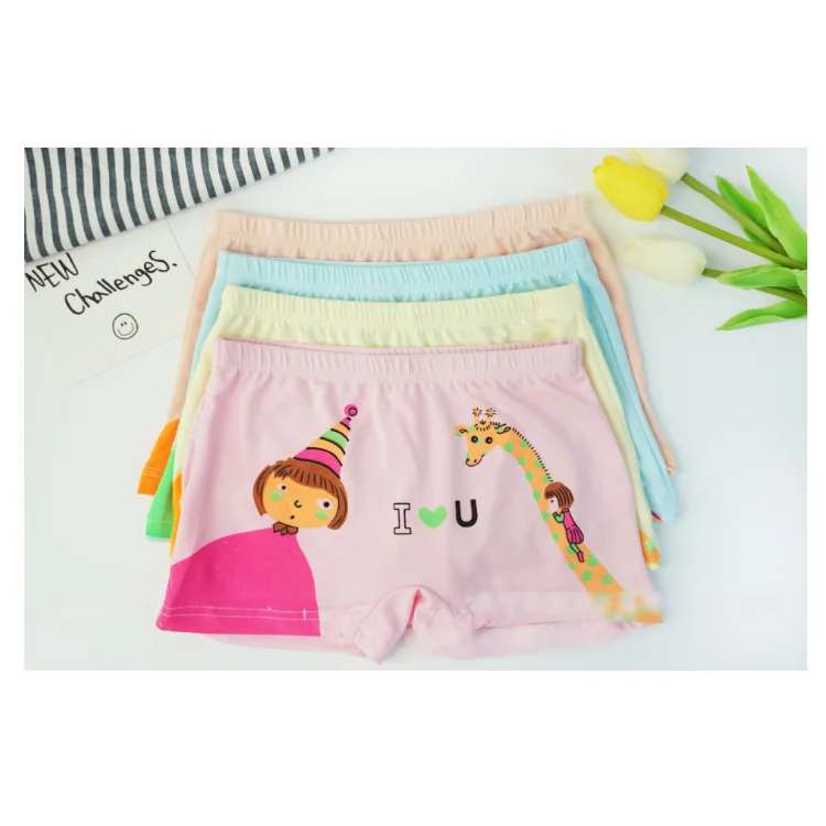 

Multicolor Girls Boxers shorts Breathable Material Kids Girls Underwear briefs for Baby Panties Children's underpants underwear
