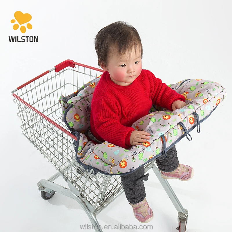 

Customized jungle animals Baby Shopping Cart Cover with bottle strap new baby products toddle high chair cover for dining, Yellow, red, black, animal sigh, etc customerized