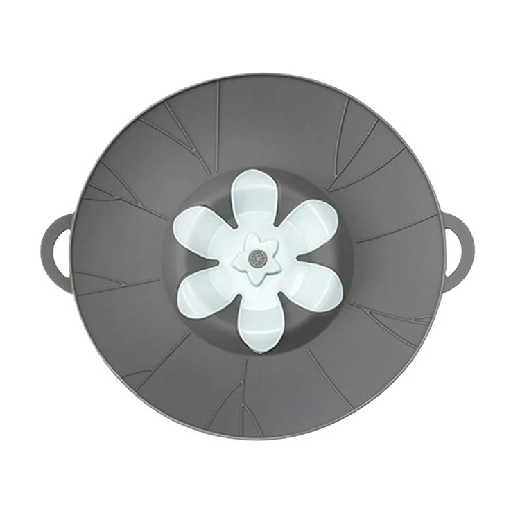 Amazon 2019 New Arrival Food Grade Cooking Pot Lids Utensil Kitchen Gadgets Silicone Lid Spill Stopper Pot Cover