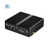 Fanless Mini computer Intel Celeron 3205U Window7 Linux Compact Computer 2*Gigabit LAN 2*RS232 4*USB 300Mbps WiFi HTPC