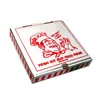 Cardboard box 3-Layer B-Flute Flexo White color pizza box