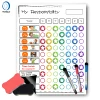 4.6A1 Dry Erase Magnetic Chore Chart Reward Chart for Fridge